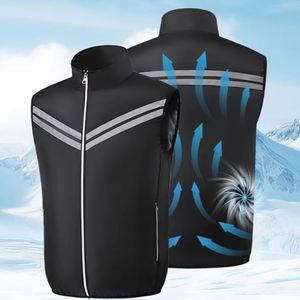 5V Air Conditioner <b>Jacket</b> Vest <b>Cooling</b> Vest with Fan,Outdoor Work Fan Coat for Man Women - Product Image 6