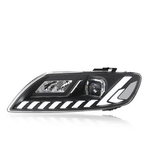 Pour <span class=keywords><strong>Audi</strong></span> <span class=keywords><strong>Q7</strong></span> <span class=keywords><strong>2006</strong></span>-2015, ensemble de phares modifiés avec lentille laser LED dynamique, feux de jour pour pièces automobiles - Product Image 1
