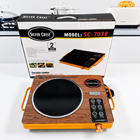 Plaques à induction de haute qualité, 2200 watts, cuisinière électrique portable, plaque de cuisson en céramique, plaque à induction électrique simple