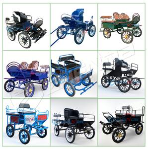 Hermosa Carruaje de Caballo Negro, Venta Directa de Fábrica, Mini Carruaje de Lujo para Maratón, Carruaje Tirado por Caballos - Product Image 6