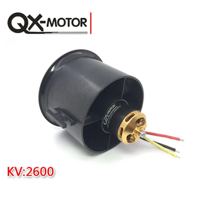QX-MOTOR 70mm 12 pales <span class=keywords><strong>EDF</strong></span> ventilateur canalisé 4S moteur QF2827 2600KV moteur sans balais pour <span class=keywords><strong>RC</strong></span> Jet Airplane F22137 - Product Image 2