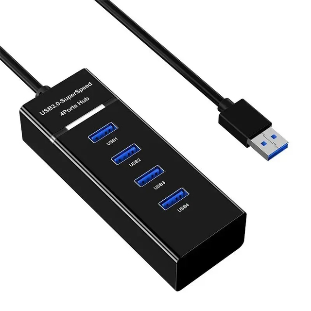 High Quality 3.0 USB Hub 4 Ports 5Gbps Splitter Adapter OEM Computer Data Dock with High Speed in Stock