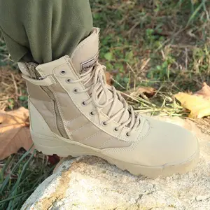 Botas táticas de escalada de combate ao ar livre para homens, calçados esportivos de inverno quente direto da fábrica, alta qualidade