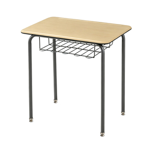 Pupitre d'écolier rectangulaire à façade ouverte avec panier à livres en fil d'<span class=keywords><strong>acier</strong></span> - Fournisseur de pupitres scolaires - Product Image 4