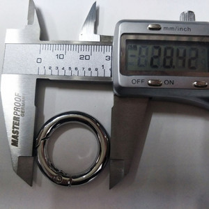 <span class=keywords><strong>18</strong></span>-40mm Kim loại ví khóa O-<span class=keywords><strong>ring</strong></span> mùa xuân Cửa Khóa Carabiner Snap hook Keyring Keychain Clasp DIY túi đồ trang sức phụ kiện - Product Image 4