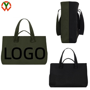 Sac fourre-tout tendance et populaire pour femme, personnalisé en usine, bicolore, pour la plage, l'usage quotidien, les femmes actives et les étudiantes - Product Image 2