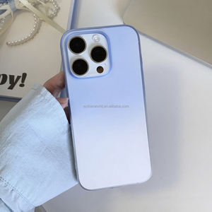 Coque de téléphone portable personnalisable en PC anti-chute magnétique transparente effet givré dégradé pour iPhone 16 Pro Max - Product Image 1