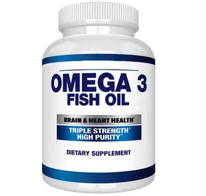 Dầu Cá Biển Sâu Trong Suốt OEM Được Chứng Nhận Halal Dầu Cá Omega3 Viên Nang Mềm 1000Mg Softgel