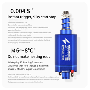 Gearbox AEG Gel Shock Wave Kompetitif untuk Luar Ruangan Ver2/3 Torsi Tinggi CNC NdFeB Motor Magnet Permanen Tanpa Sikat SOLINK - Product Image 3