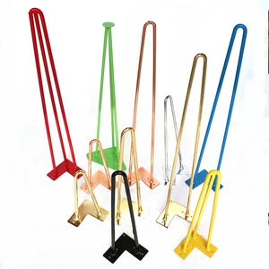 Accesorios para muebles patas de mesa de <span class=keywords><strong>metal</strong></span> patas de horquilla simples y coloridas - Product Image 1