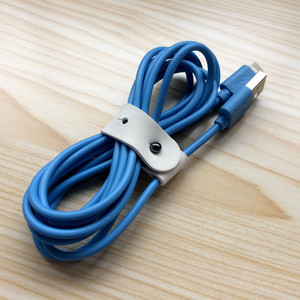 Pu deri kablo bağı sarar kablo yönetimi tutucu kaleci kulaklık Wrap sarıcı tel kordon organizatör kablo kayışları - Product Image 6