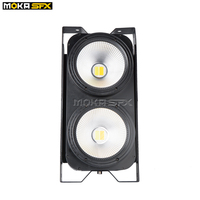 2x100w cob lumière d'étape de blinder lumière chaude et froide 2in1 MOKA SFX