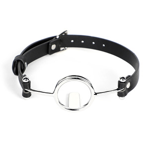 Strumento di Tortura SM per Apertura Forzata della Bocca e Soppressione della Lingua, Gag per Gola Profonda in Metallo, Prodotto Alternativo per Adulti - Product Image 1