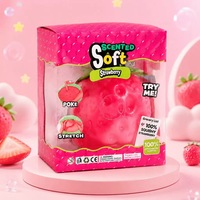 Nouvel ensemble de jouets squishy aux fruits 2026 pour enfants, boîte d'emballage en plastique imprimé pour animaux de compagnie, jouets à presser en gros