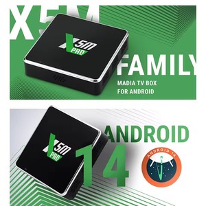 UGOOS X5M PRO Smart TV Box Android 14 Amlogic S905X5M LPDDR4 4GB 32GB Supports 4K AI-SR CEC AV1 WiFi6 BT5.4 1000M Voice Remote - Product Image 4