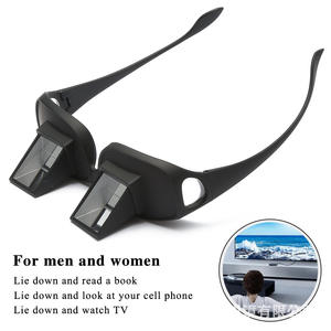 レイジーグラスプリズムグラスレイジースペクタクル水平メガネプリズムペリスコープ横になる眼鏡 - Product Image 5