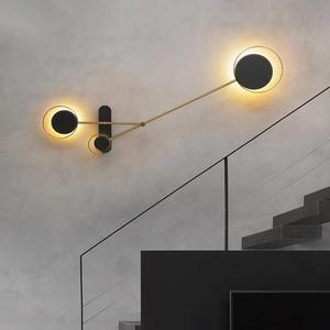 Lampe murale nordique minimaliste de luxe postmoderne, design créatif unique, éclairage décoratif pour salon, escalier, couloir - Product Image 3