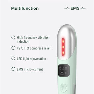 Sử Dụng Nhà Chống-Nhăn Massage Mắt Cây Đũa Phép Mắt Da Thắt Chặt Điện Mắt Massager Với Ánh Sáng Màu Đỏ EMS Microcurrent - Product Image 2