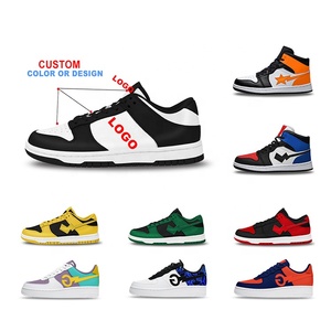 Custom Shoe Custom Printing Logo Designed Tennis Custom Logo Shoe Box Skateboard Sb Dunks Low Cut Sneaker Sport Shoe Manufacturer Custom Men