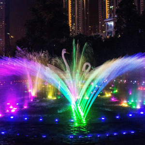 Fontana Musicale LED Personalizzata per Decorazione di Giardini in Pietra, Danza Oscillante, Direttamente dalla Fabbrica - Product Image 2