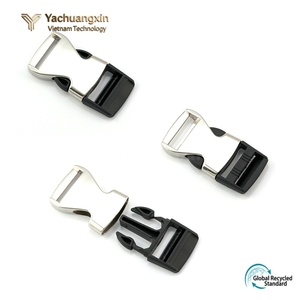 Hebilla Ajustable de Acero Inoxidable para Accesorios de Equipaje, Color Negro, Estilo Profesional - Product Image 2