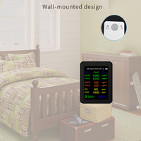 Détecteur de qualité de l'air Tuya WiFi PM2.5 PM10 CO2 10 en 1, moniteur de formaldéhyde HCHO TVOC AQI pour la maison et le bureau PST-MT13W