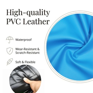 Kundenspezifisches Logo Akzeptiert Geprägtes PVC-Leder Wasserdichtes Verdunkelungs-Anti-Schimmel Alterungsbeständiges Motorrad-Material Kissen Sofa Zuhause - Product Image 1