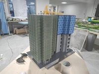 Modelo Arquitectónico 3D Moderno en Material Acrílico para Educación Estudiantil, Ingeniería, Entrenamiento de Seguridad, Diseño de Modelos 3D de Accidentes