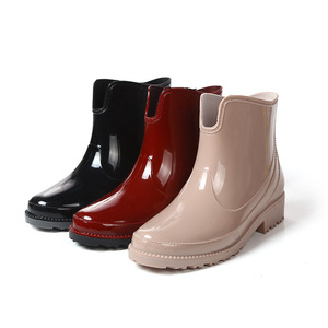 Nouvelles bottes de pluie SANYOU SY-6073 en PVC pour femmes – Chaussures aquatiques tendance pour le marché international - Product Image 2