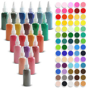 <span class=keywords><strong>Sabbia</strong></span> Colorata per Bambini 80-120 Mesh, Ecologica e Non Tossica, per Decorazioni Fai-da-Te, Pittura Effetto Pietra, Materiale da Costruzione, 72 Colori - Product Image 4