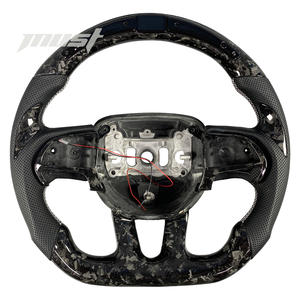 डॉज 2014-2023 चार्जर के लिए चुनौती जीप ग्रैंड चेरोकी ट्रैकहॉक अनुकूलित कार्बन फाइबर स्टीयरिंग व्हील - Product Image 1