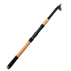 Canne <span class=keywords><strong>de</strong></span> voyage poids moyen léger Portable télescopique coulée et filature poignée en liège cannes à pêche - Product Image 4