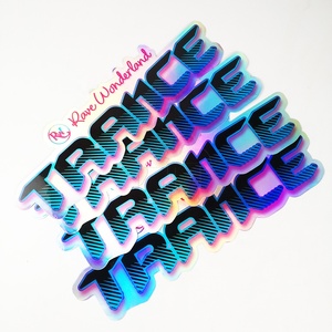 Holograma láser personalizado, Material de PVC, impermeable, <span class=keywords><strong>pegatinas</strong></span> impresas a todo Color, troquelado, etiqueta de vinilo, logotipo, <span class=keywords><strong>pegatinas</strong></span> <span class=keywords><strong>holográficas</strong></span> <span class=keywords><strong>personalizadas</strong></span> - Product Image 6