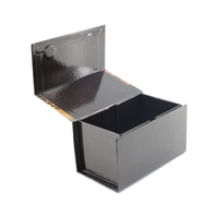 Boîtes cadeaux rigides en carton magnétique de luxe personnalisées, estampage à chaud en or, gaufrage, montage facile, laminage mat, vernis à ongles, huile