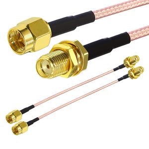SMA Nam Để SMA Nữ Rg316 Mở Rộng Cáp Đồng Trục Pigtail Jumper SMA Đồng Trục Adapter Cho FPV Drone 3G 4G LTE Router - Product Image 4