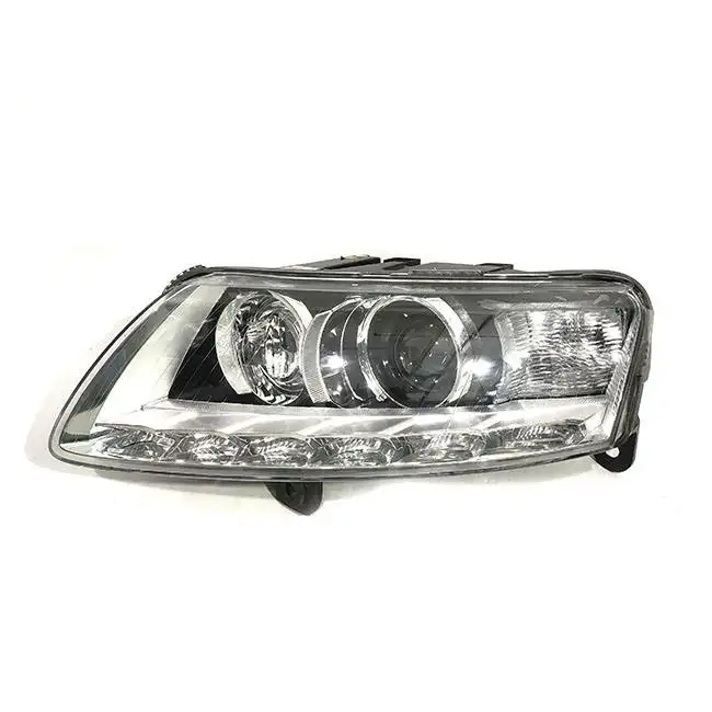 Applicable to 06 08 Audi A6L headlight assembly C6 front headlamp rear tail lamp automobile lighting system