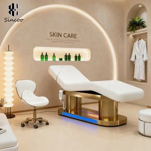 Silla de spa estética de cuero sintético de 4 motores de gama alta con precio de fábrica al por mayor, diseño moderno, reclinable, dormitorio de belleza eléctrico - Product Image 1