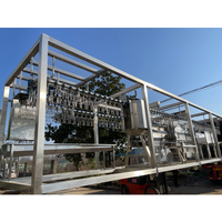 Unité d'abattage de volailles mobile conteneurisée 40 pieds, système d'abattoir avicole modulaire compact