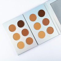 Chất Lượng Cao 6 Màu Kem Che Khuyết Điểm Mặt Đường Viền Foundation Trang Điểm Palette