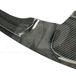 Lèvre avant en Fiber de carbone Design 3D, de haute qualité, pour <span class=keywords><strong>BMW</strong></span> série <span class=keywords><strong>1</strong></span> F20 M140i M125i <span class=keywords><strong>m</strong></span>-tech, 2016 — 2018 - Product Image 4