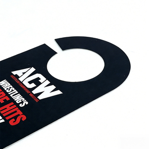 Affiche publicitaire personnalisée en carton pour <span class=keywords><strong>porte</strong></span>, avec impression offset couleur et marquage à chaud, pour imprimerie - Product Image 3