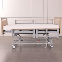 Cadre de lit électrique réglable en bois massif européen, inclinable, pliable, extensible, avec massage et réglage de la hauteur (haute/basse) pour seniors