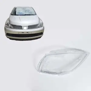 Led Headlight Lens Cover Glass Headlights Manufacturer for Nissan Tiida 2005-2007