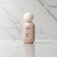 Flacon pompe design de luxe 30ml 50ml, ensemble d'emballage cosmétique en verre dépoli pour soins de la peau avec bouchon à bille et compte-gouttes pour sérum