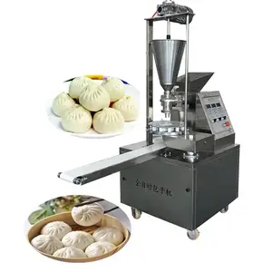 Yüksek verimli Siopao Baozi Bun Maker makinesi/otomatik çorba hamur makinesi/tahıl ürün Momo buğulanmış topuz yapma makinesi