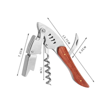 Ouvre-bouteilles amusants en forme de requin, outils de bar, ouvre-bouteille en bois en forme de poisson, tire-bouchon