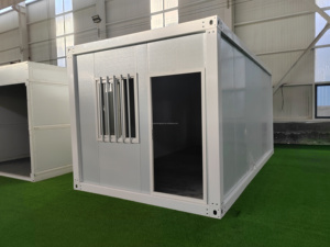 Casa móvil <span class=keywords><strong>prefabricada</strong></span> de fácil montaje, paquete plano, diseño moderno modular, casa contenedor de acero modular plegable <span class=keywords><strong>prefabricada</strong></span> - Product Image 3