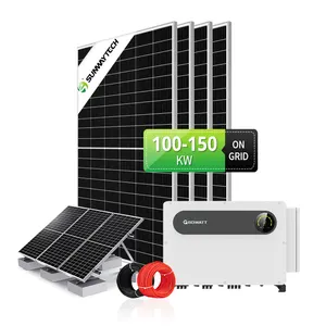 商用用グリッドハイブリッド太陽光発電システム50kw 100kw 150kw 200kw