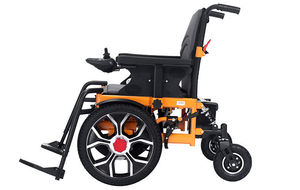 Fauteuil roulant électrique pliable motorisé puissant avec grande capacité de franchissement d'obstacles grand pneu avant pour équipement de rééducation - Product Image 3