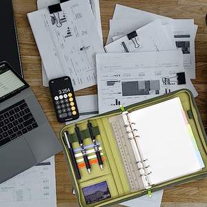 Gangtong JMZ marca ejército militar Padfolio carpeta de anillas con cremallera organizador de cartera cubierta de cuaderno táctico A5 carpeta pequeña OCP - Product Image 4